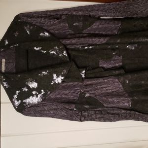 Alberto makali gray silver,black, sequined jacket